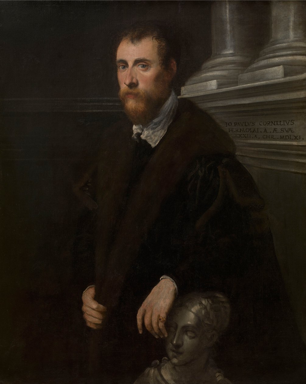 Giovanni Paolo Cornaron muotokuva tekijältä Jacopo Robusti Tintoretto