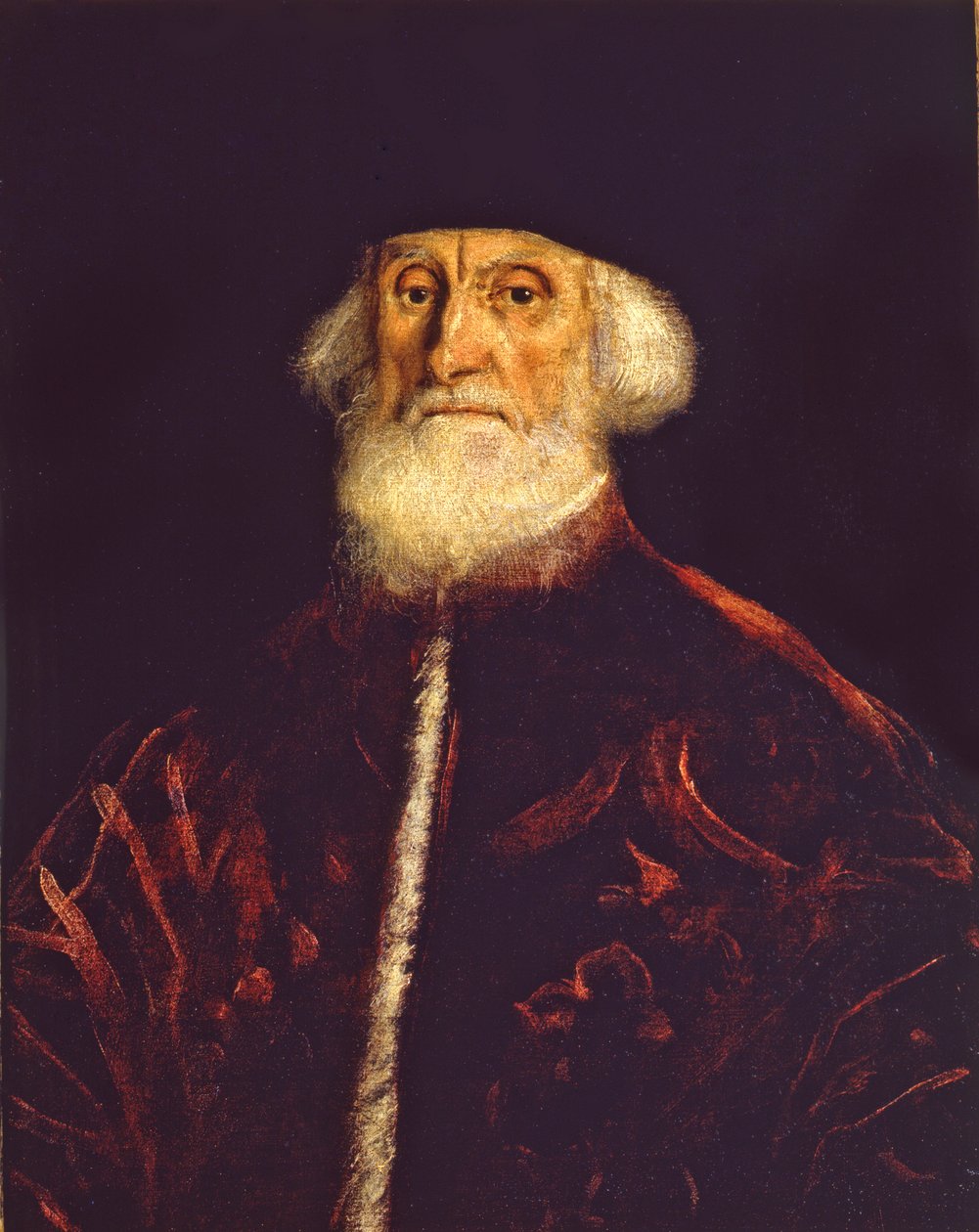 Prokuraattori Jacopo Soranzon muotokuva, n. 1550. tekijältä Jacopo Robusti Tintoretto