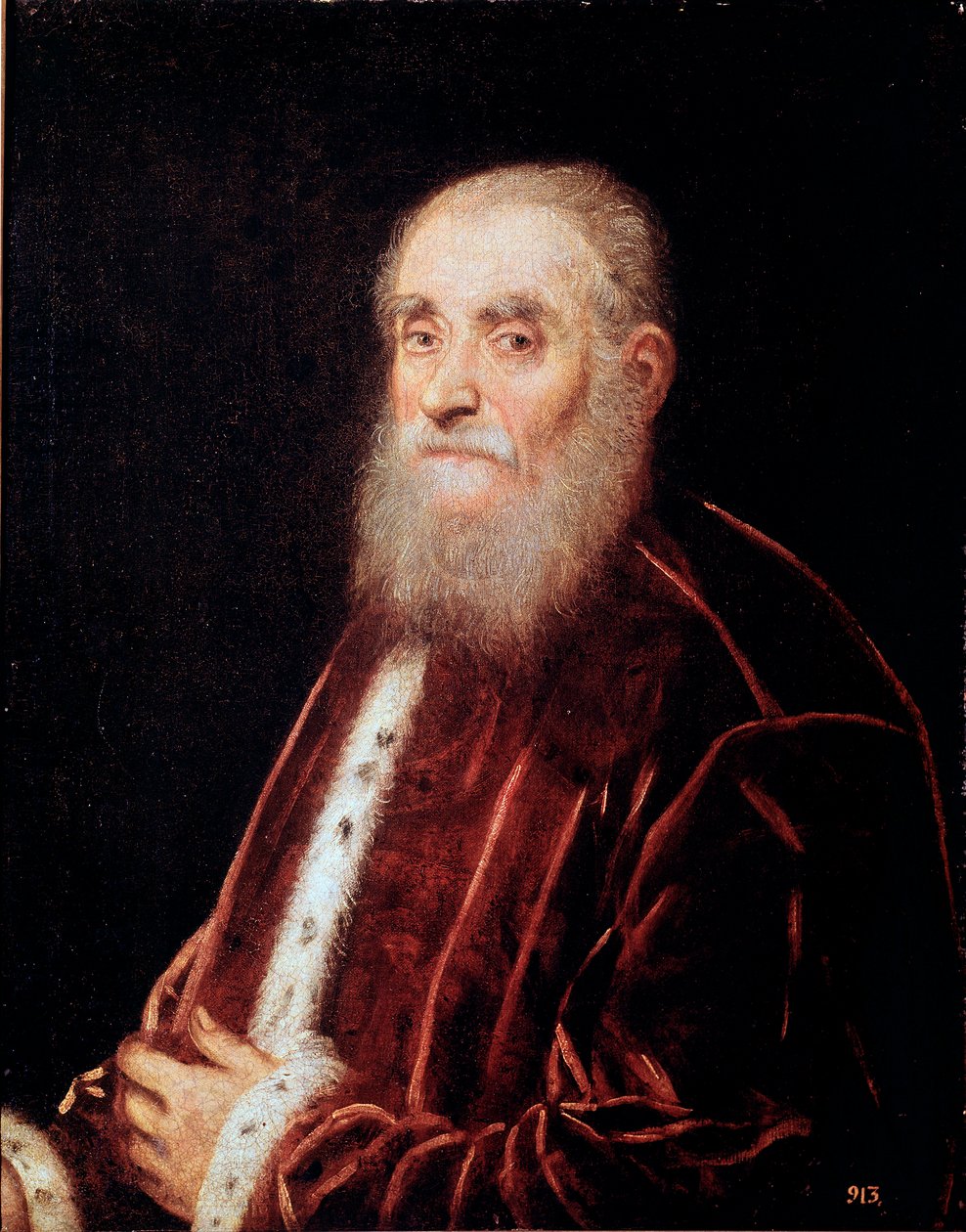 Muotokuva venetsialaisesta senaattorista, Jacopo Robusti dit Tintoretto tekijältä Jacopo Robusti Tintoretto