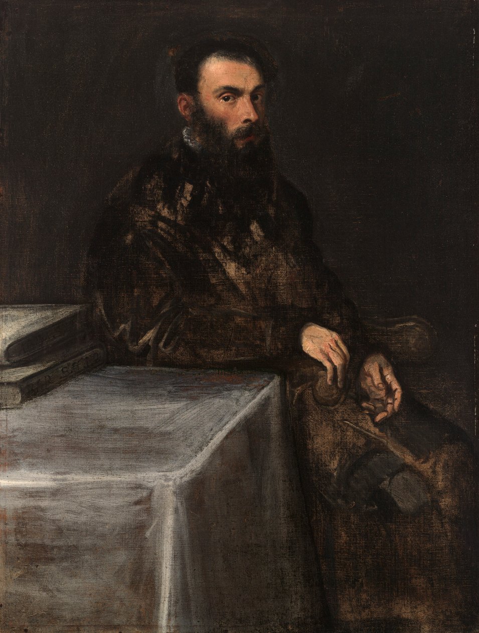 Miehen muotokuva, 1560-63 tekijältä Jacopo Robusti Tintoretto