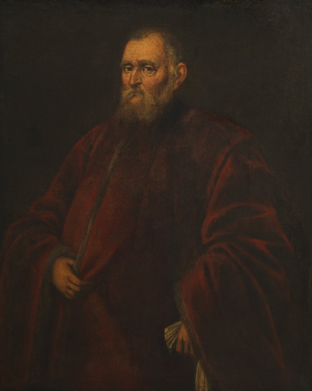 Venetsialaisen prokuraattorin muotokuva, n. 1575-1600 tekijältä Jacopo Robusti Tintoretto