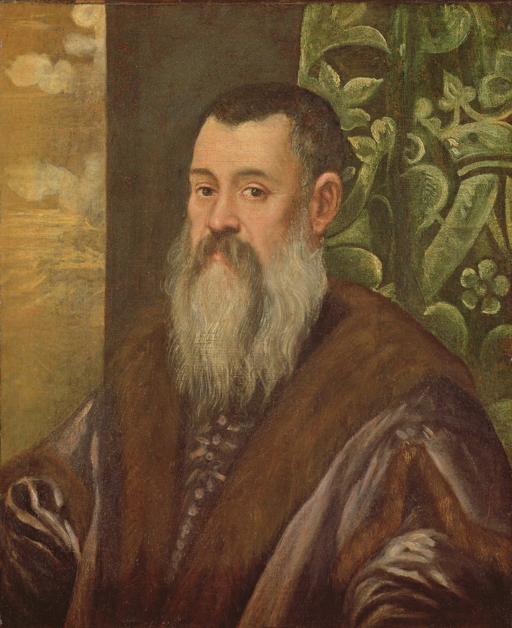 Venetsian senaattorin muotokuva tekijältä Jacopo Robusti Tintoretto
