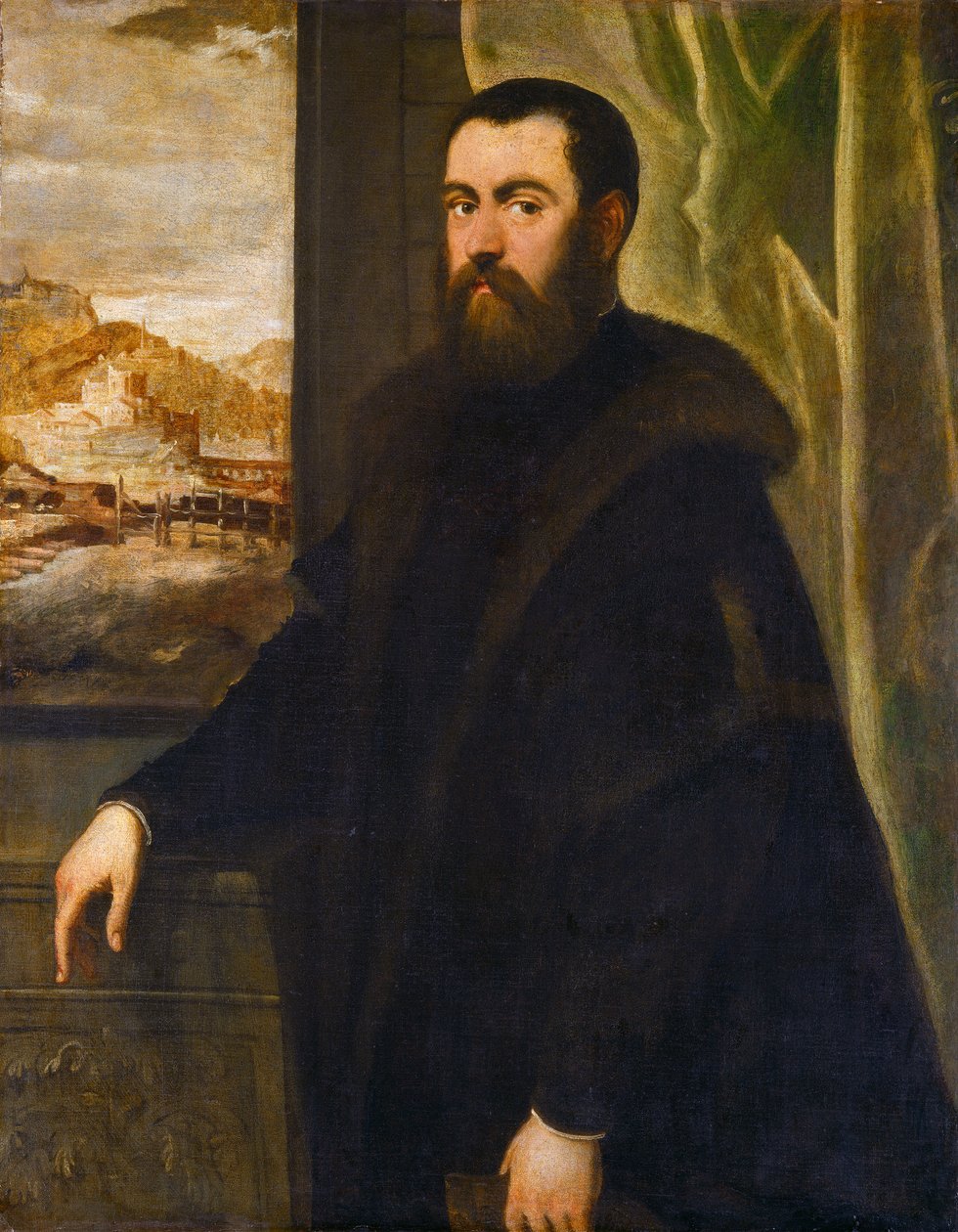Venetsialaisen senaattorin muotokuva, noin 1570 tekijältä Jacopo Robusti Tintoretto