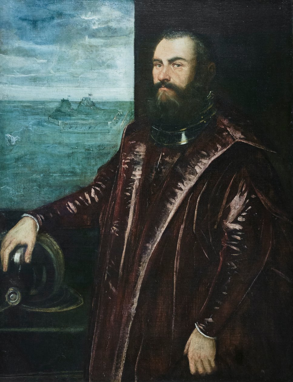 Venetsialaisen amiraalin muotokuva tekijältä Jacopo Robusti Tintoretto