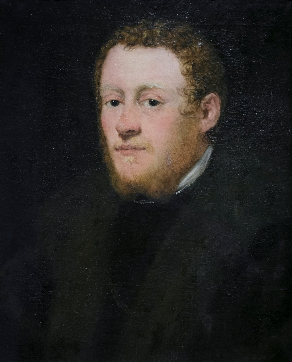 Nuoren miehen punaiset hiukset muotokuva tekijältä Jacopo Robusti Tintoretto