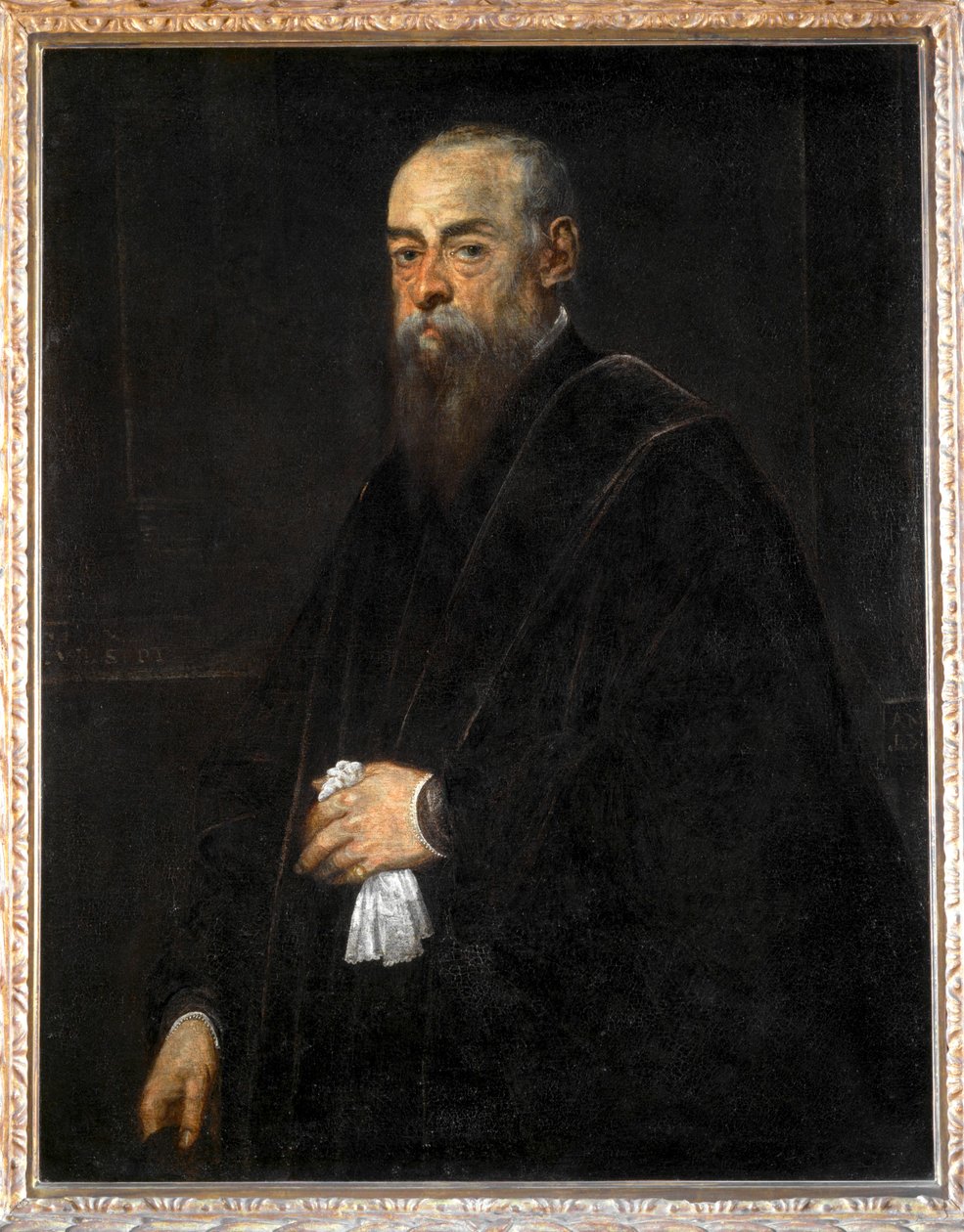 Muotokuva vanhasta miehestä, jolla on nenäliina ... tekijältä Jacopo Robusti Tintoretto