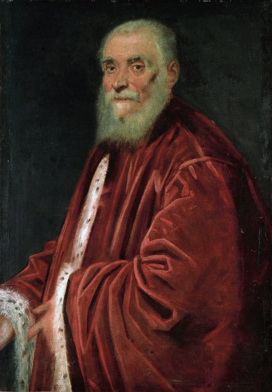 Senaattori Marco Grimanin (1494-1544) muotokuva, Tintoretto, Jacopo (1518-1594). Öljy kankaalle, c. 1580. Mitat : 96x60 cm. Taidehistoriallinen museo, Vienne tekijältä Jacopo Robusti Tintoretto