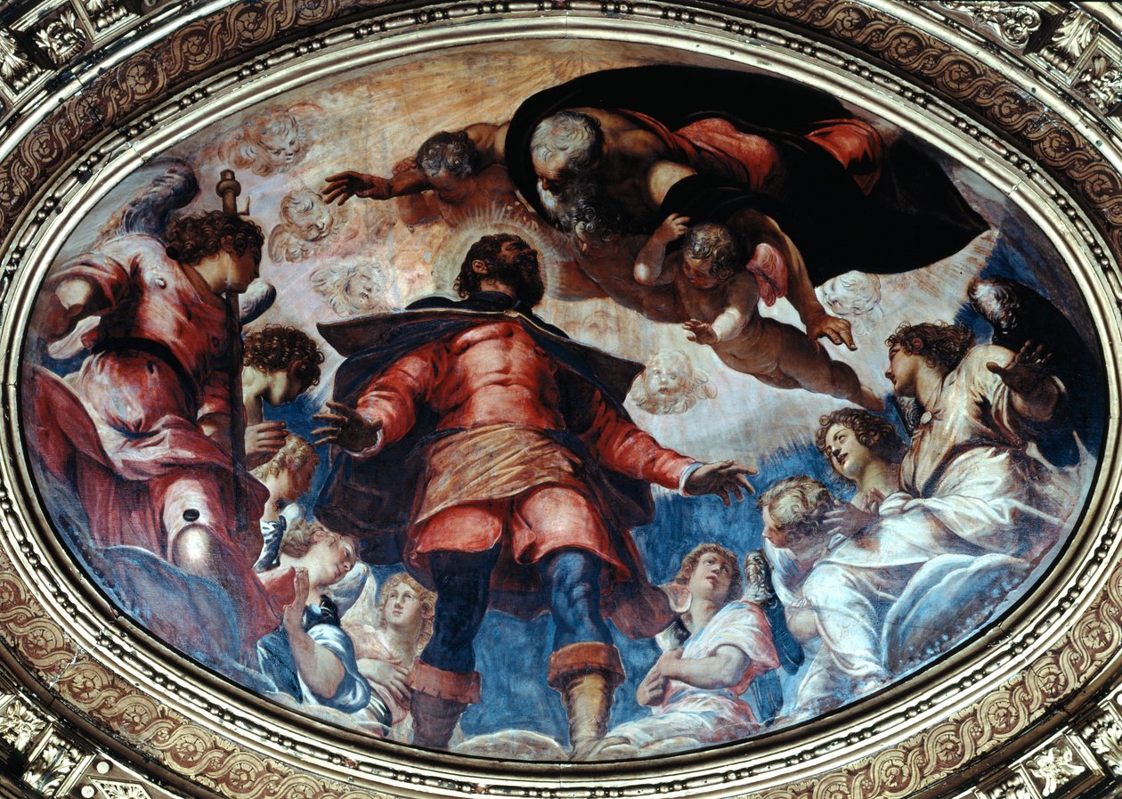 San Rocco in Glory, 1564. tekijältä Jacopo Robusti Tintoretto