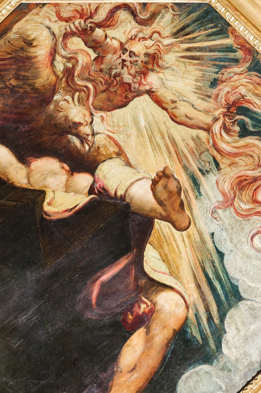 Jupiterin polttama semele, n. 1541 (öljy kankaalle) (katso myös 3664213) tekijältä Jacopo Robusti Tintoretto