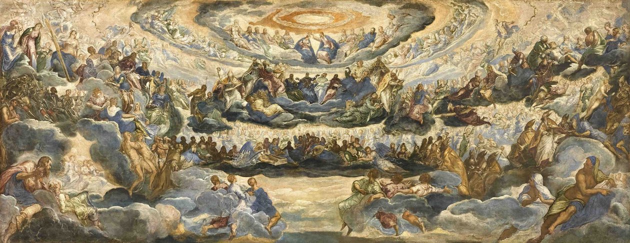 Neitsytparatiisin kruunaus tekijältä Jacopo Robusti Tintoretto