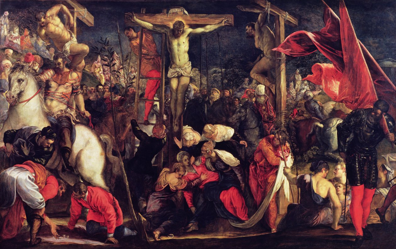 Ristiinnaulitseminen tekijältä Jacopo Robusti Tintoretto