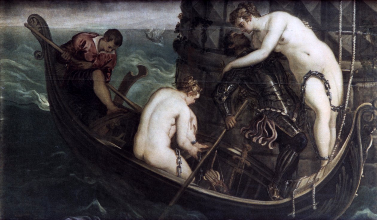 Arsinoen vapautuminen vuosien 1560-1594 jälkeen tekijältä Jacopo Robusti Tintoretto
