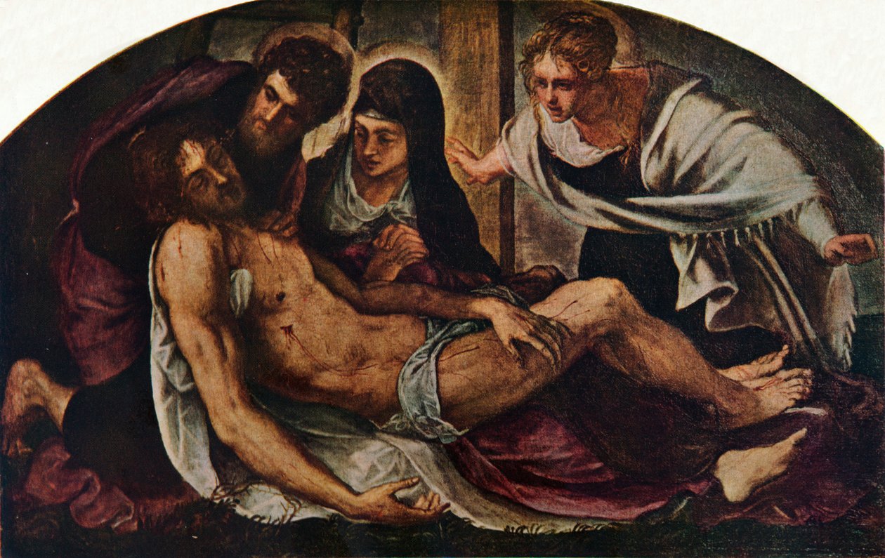 The Deposition, 1563, 1930. tekijältä Jacopo Robusti Tintoretto