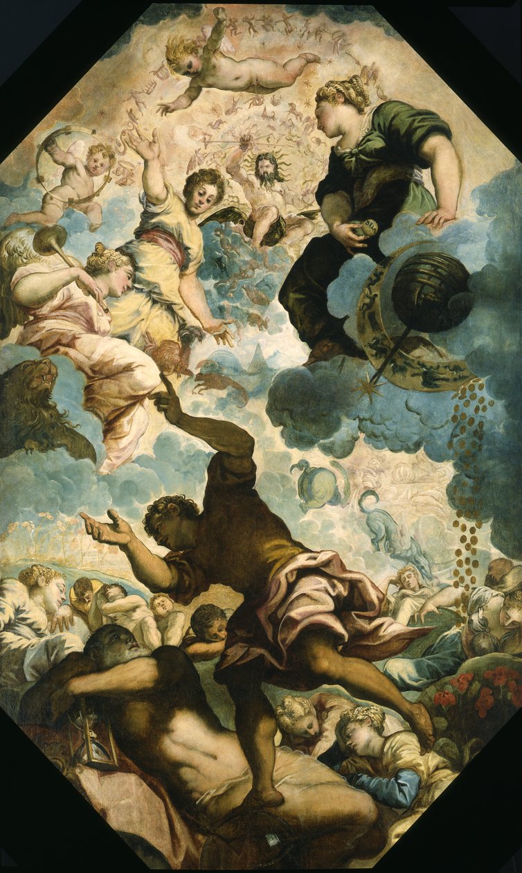 Miesten unelmat, 1500-luvun puoliväli tekijältä Jacopo Robusti Tintoretto