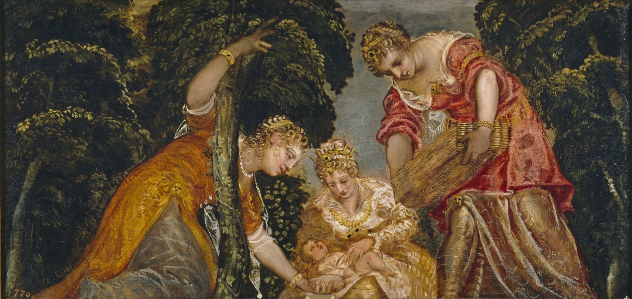 Mooseksen löytäminen tekijältä Jacopo Robusti Tintoretto
