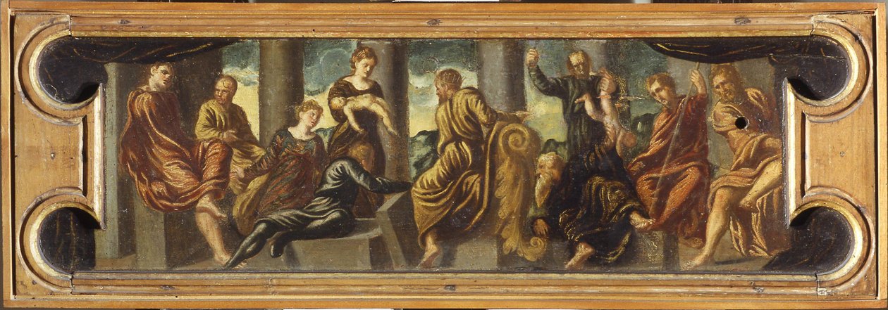Salomon tuomio. tekijältä Jacopo Robusti Tintoretto