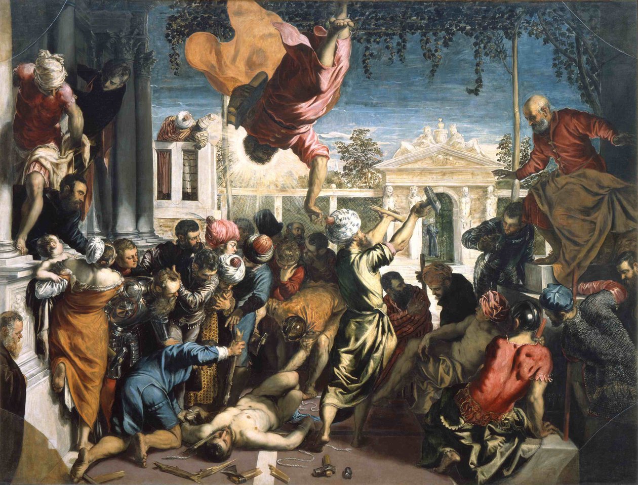 Orjan ihme Pyhän Markuksen ihme tekijältä Jacopo Robusti Tintoretto