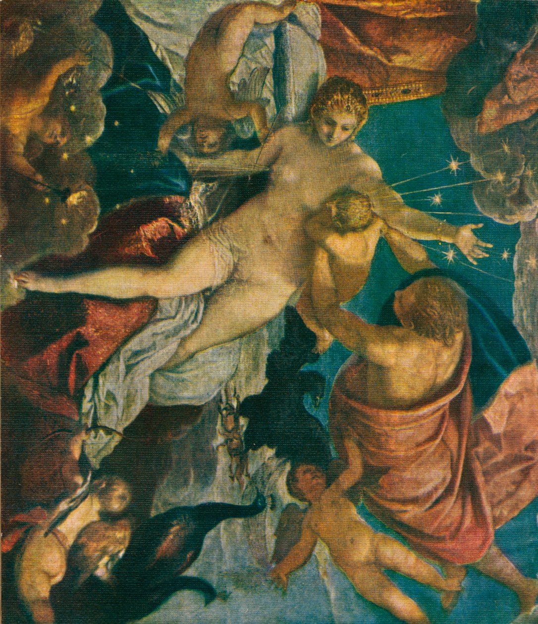 Linnunradan alkuperä, 1575, 1909 tekijältä Jacopo Robusti Tintoretto