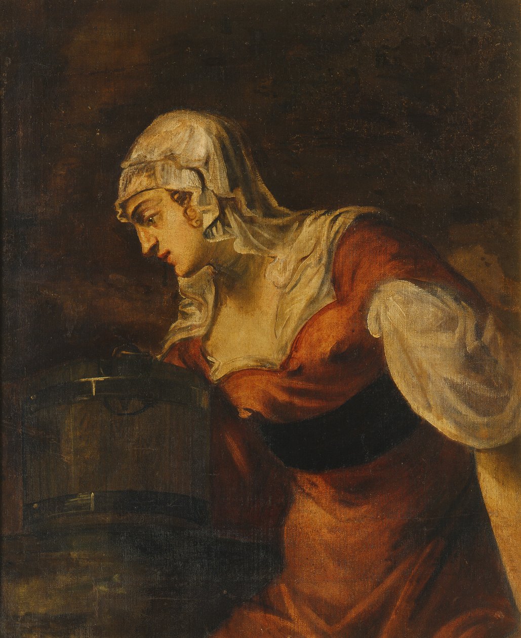 Samarialainen nainen kaivolla, n. 1560 (katso 50268) tekijältä Jacopo Robusti Tintoretto