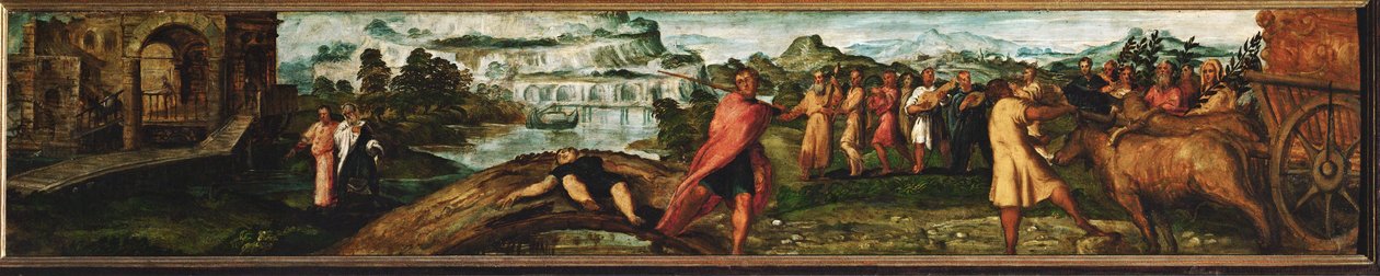 Liitonarkin kuljetus ... (öljy puulle) tekijältä Jacopo Robusti Tintoretto
