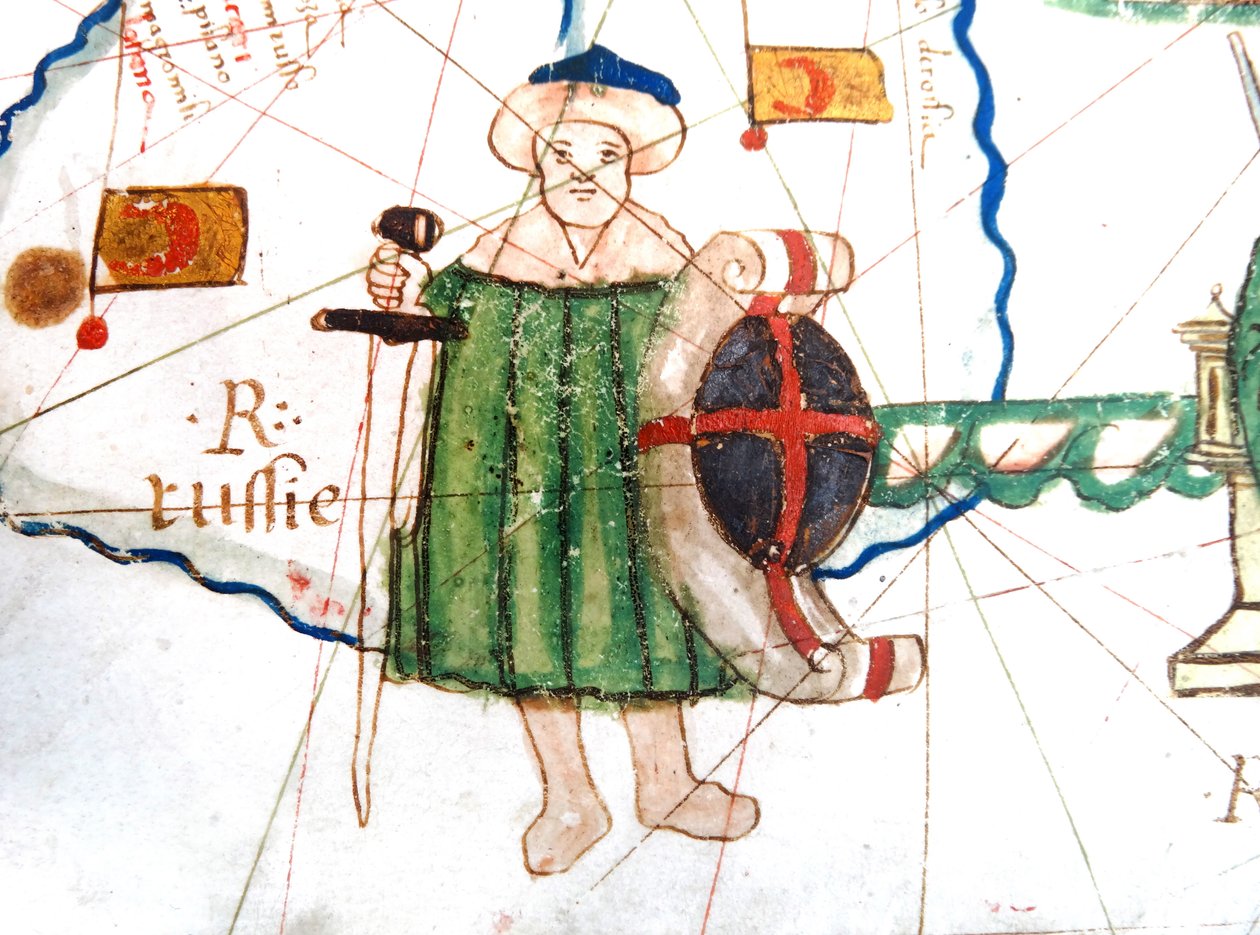 Yksityiskohta Turkista renessanssin aikaiselta Euroopan kartalta, Jacopo Russo (jälkeen), 1528 tekijältä Jacopo Russo
