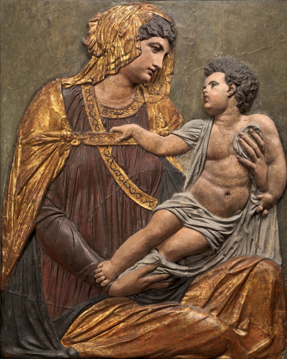 Madonna ja lapsi, n. 1550. tekijältä Jacopo Sansovino