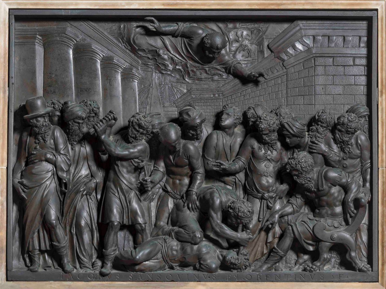 Orjan ihme Pyhän Markuksen ihme, 1541. tekijältä Jacopo Sansovino