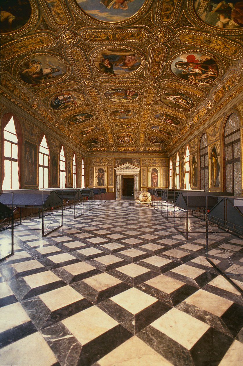 Sala Dorata, rakennettu 1537-88 tekijältä Jacopo Sansovino