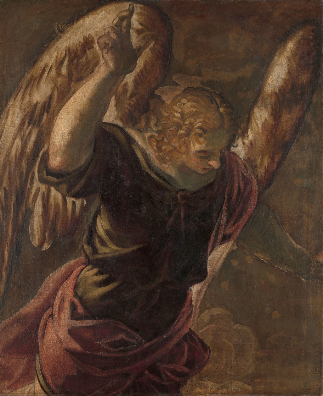 Enkeli Ilmoituksesta Neitsyteen tekijältä Jacopo Tintoretto