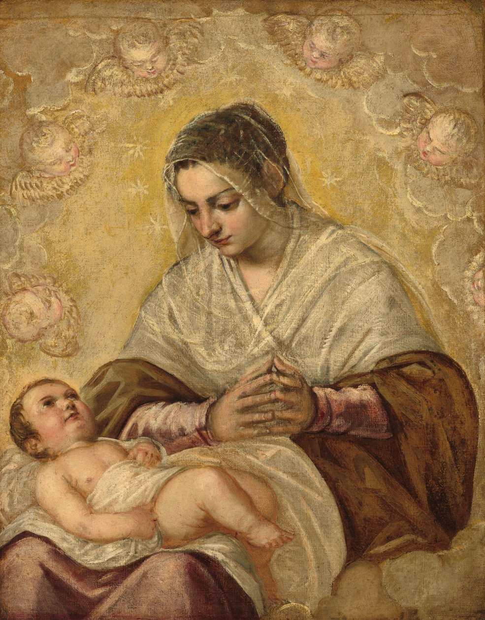 Tähtien Madonna, n. 15751585 tekijältä Jacopo Tintoretto