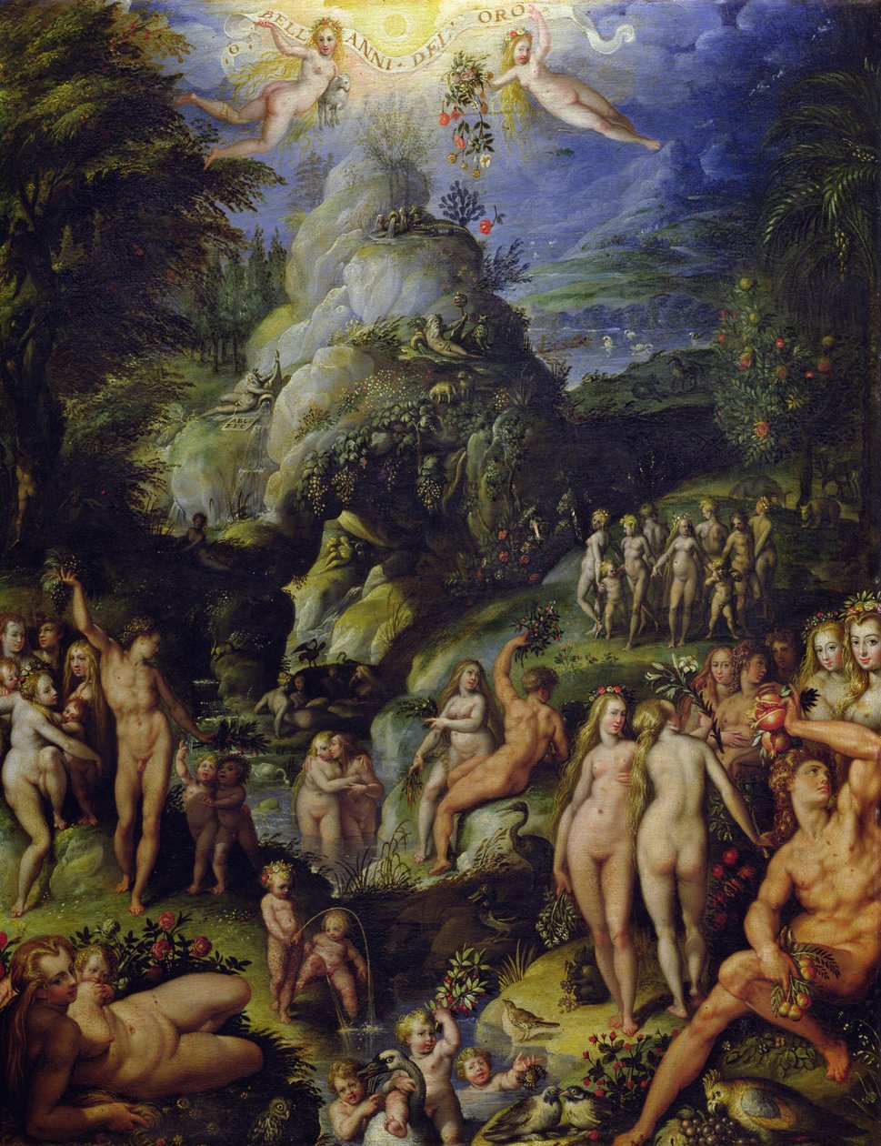 Kulta-aika, noin 1565 tekijältä Jacopo Zucchi
