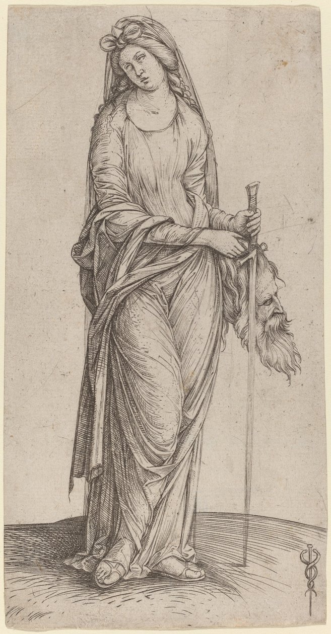 Judith pitelee Holofernesin päätä tekijältä Jacopo de