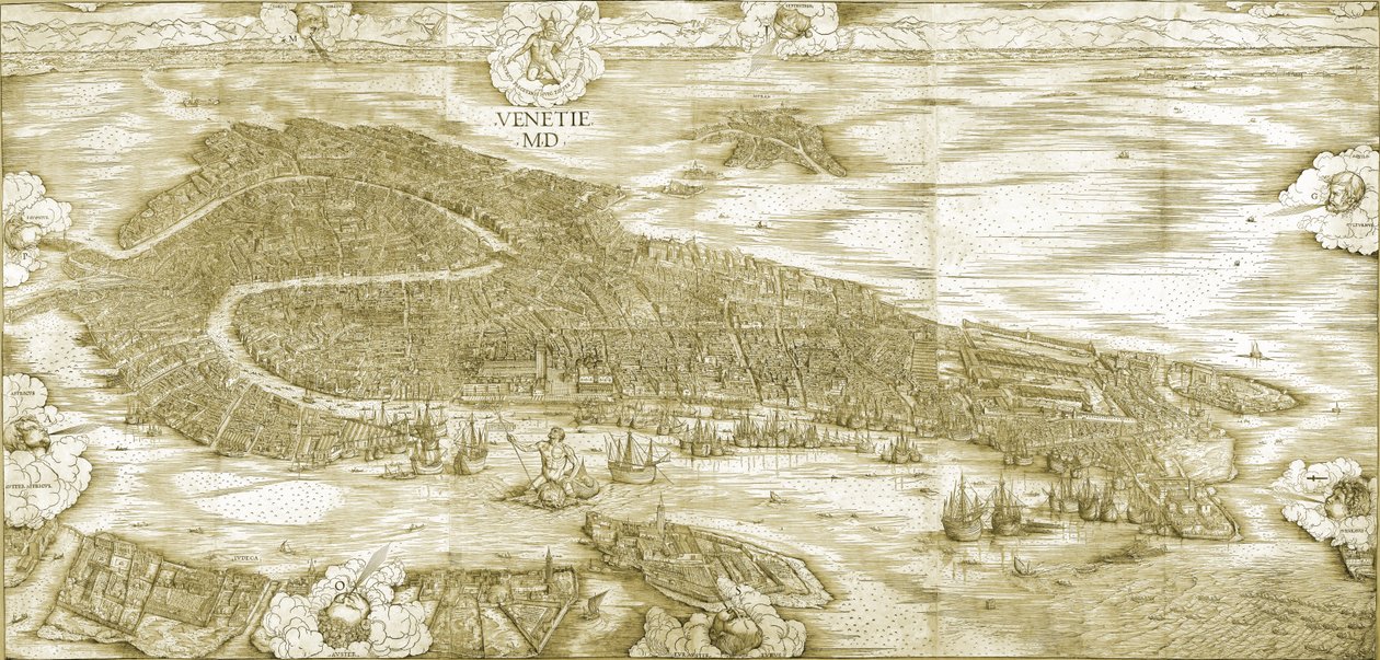 Veduta di Venezia tekijältä Jacopo de Barbari