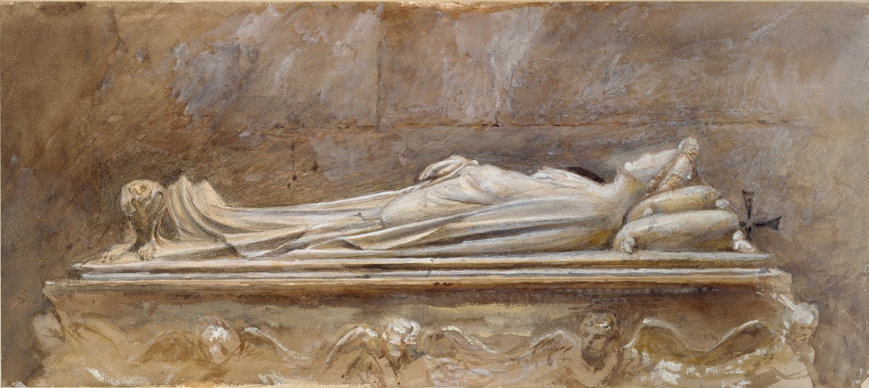Ilaria del Carretton hauta Duomossa, Luccassa, 10. elokuuta - 26. syyskuuta 1874 tekijältä Jacopo della Quercia
