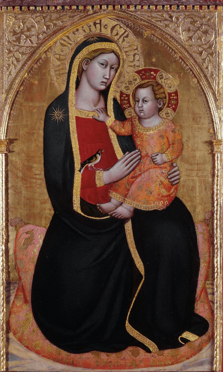 Monteneron neitsyt lapsen kanssa (maalaus tekijältä Jacopo di (14th century) Michele