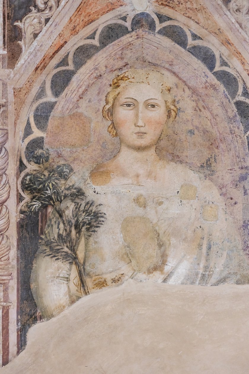 Dialektiikan allegoria (fresko) tekijältä Jacopo di Cione