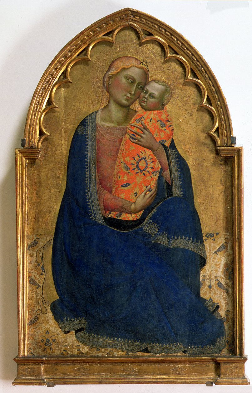 Madonna of Humility (tempera paneelissa) tekijältä Jacopo di Cione