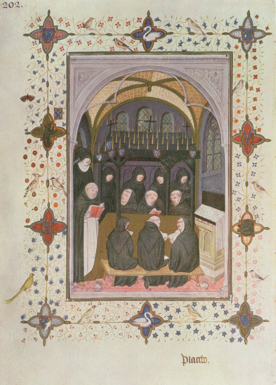 MS 11060-11061 Kuolleiden toimistot: hautajaiset tekijältä Jacquemart de Hesdin