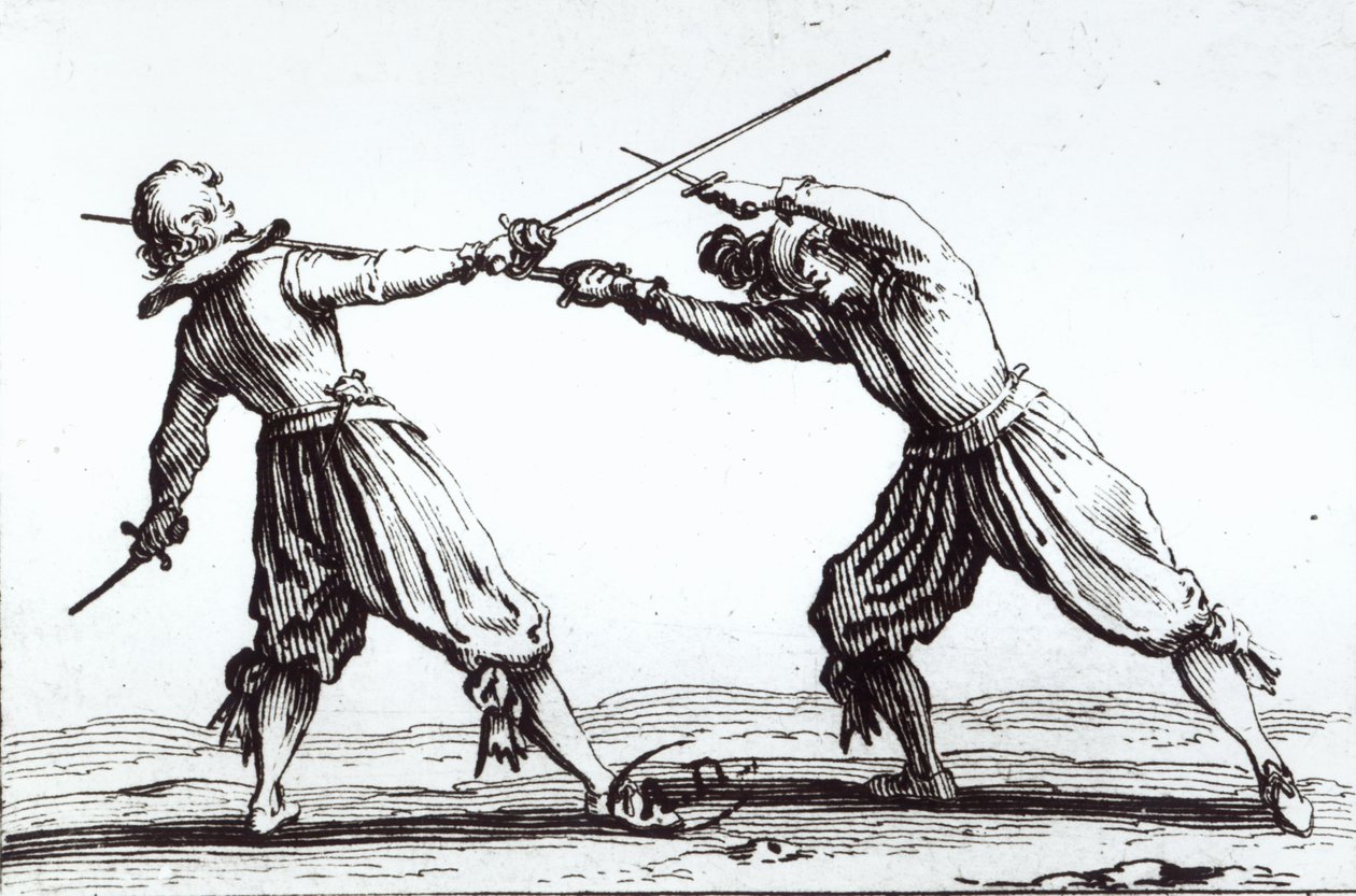 Kaksintaistelu tekijältä Jacques Callot