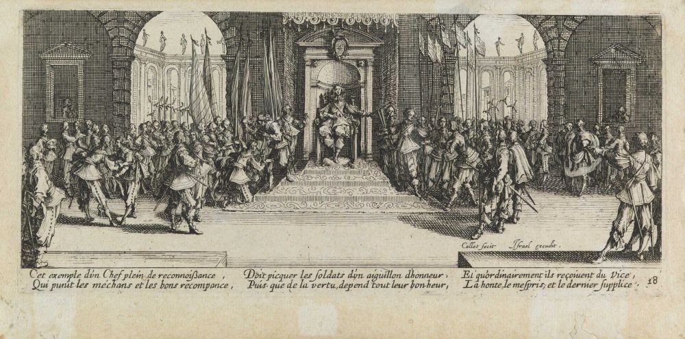 Vanne Les miseres et les mal-heures de la guerre, pl. 18 tekijältä Jacques Callot