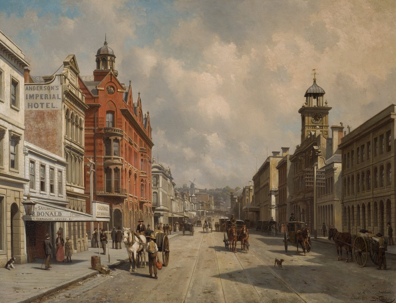 Queen Street, Auckland tekijältä Jacques Carabain