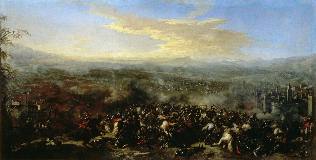 Nordlingenin taistelu vuosina 1634, 1648 tekijältä Jacques Courtois