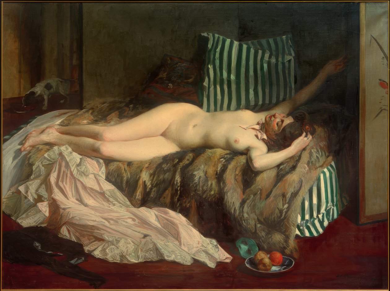 J.–E.Blanche, Junges Mädchen nach dem Maskenball tekijältä Jacques Emile Blanche
