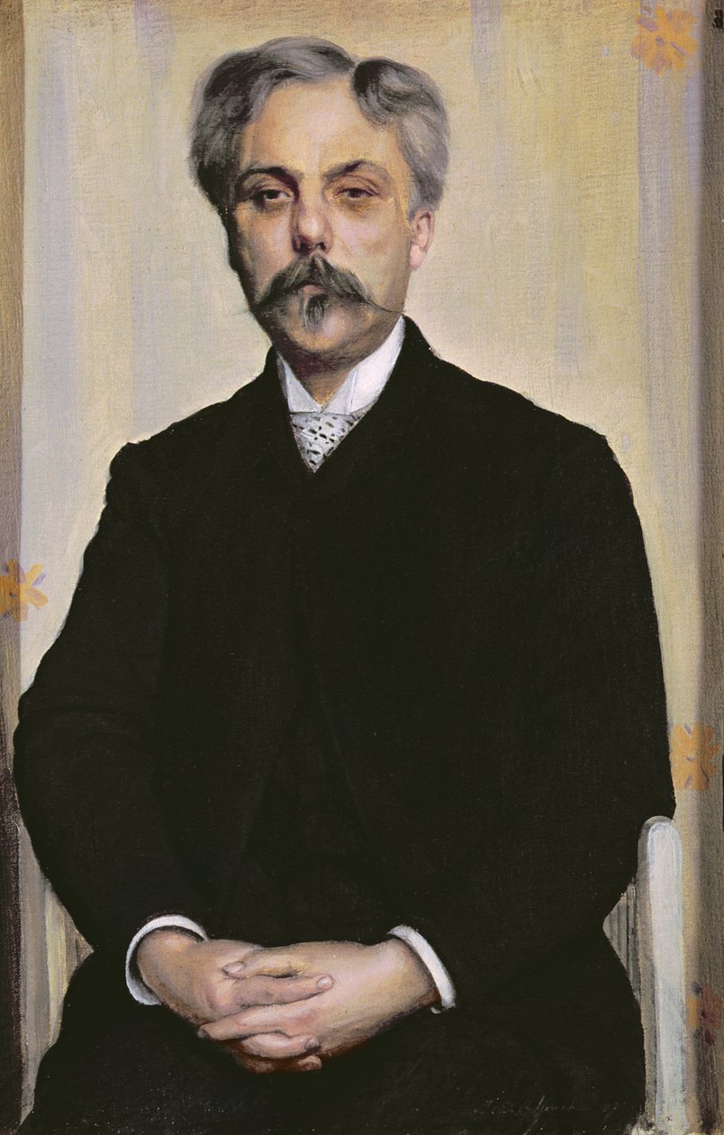 Gabriel Fauren (1845-1924) muotokuva n. 1887 tekijältä Jacques Emile Blanche