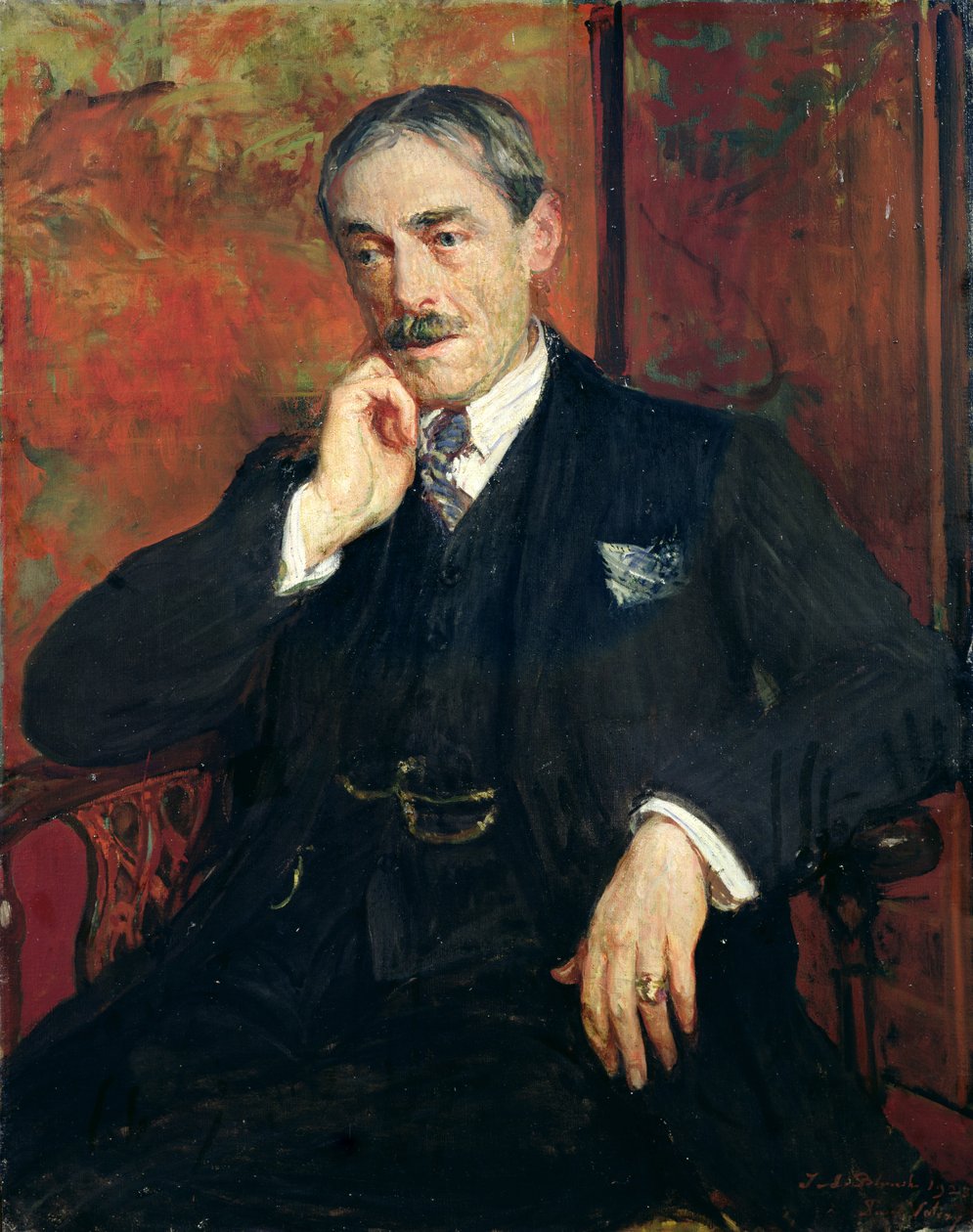 Muotokuva Paul Valerysta (1871-1945), 1923 tekijältä Jacques Emile Blanche