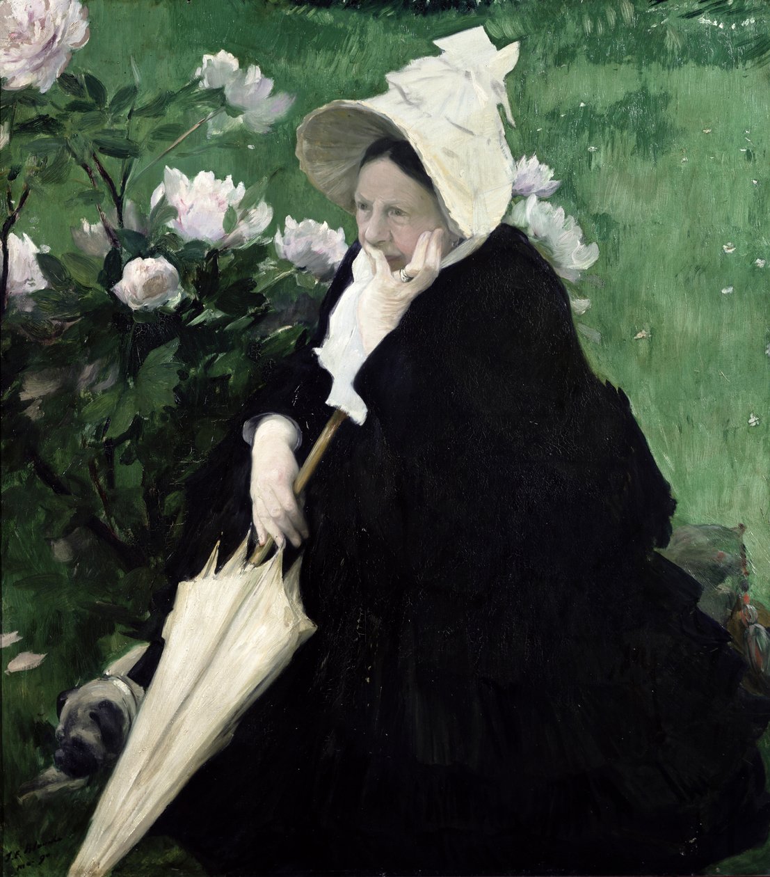 Taiteilijan äidin muotokuva, 1890 tekijältä Jacques Emile Blanche