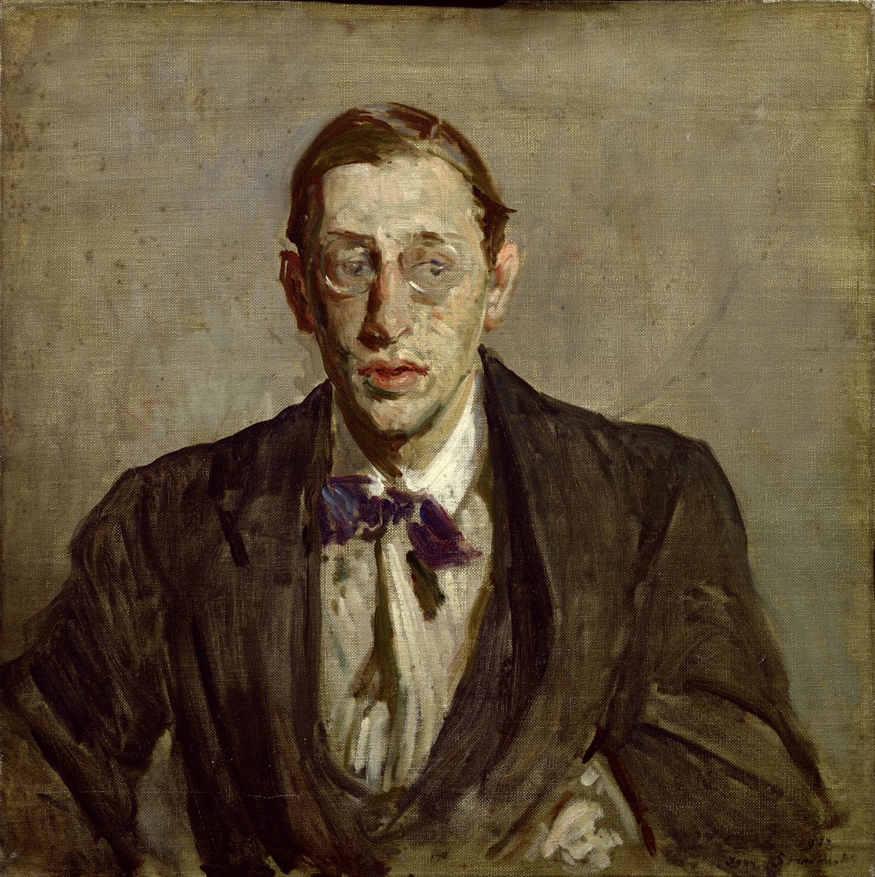 Tutkimus Igor Stravinskyn (1882-1971) muotokuvaa varten, 1913 tekijältä Jacques Emile Blanche