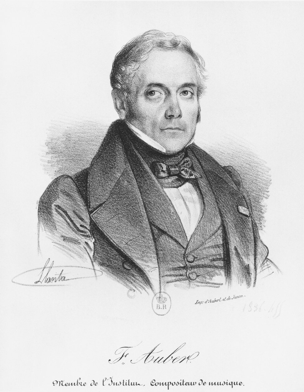 Auber spirit (1782-1871) tekijältä Jacques Francois Gauderique Llanta