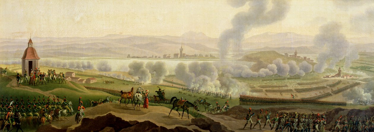 Wagramin taistelu, 6. heinäkuuta 1809 tekijältä Jacques Francois Joseph Swebach