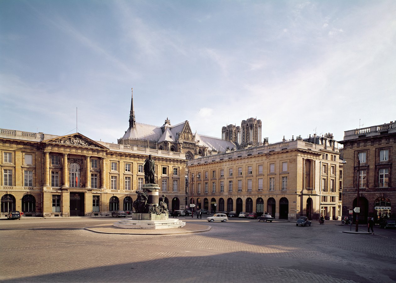 Näkymä Place Royalen eteläpuolelta tekijältä Jacques Germain Soufflot